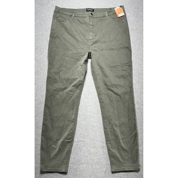 Buffalo David Bitton Jeans‎ Womens Size 16 Green Hanna High Rise Skinny Stretch - Picture 1 of 13